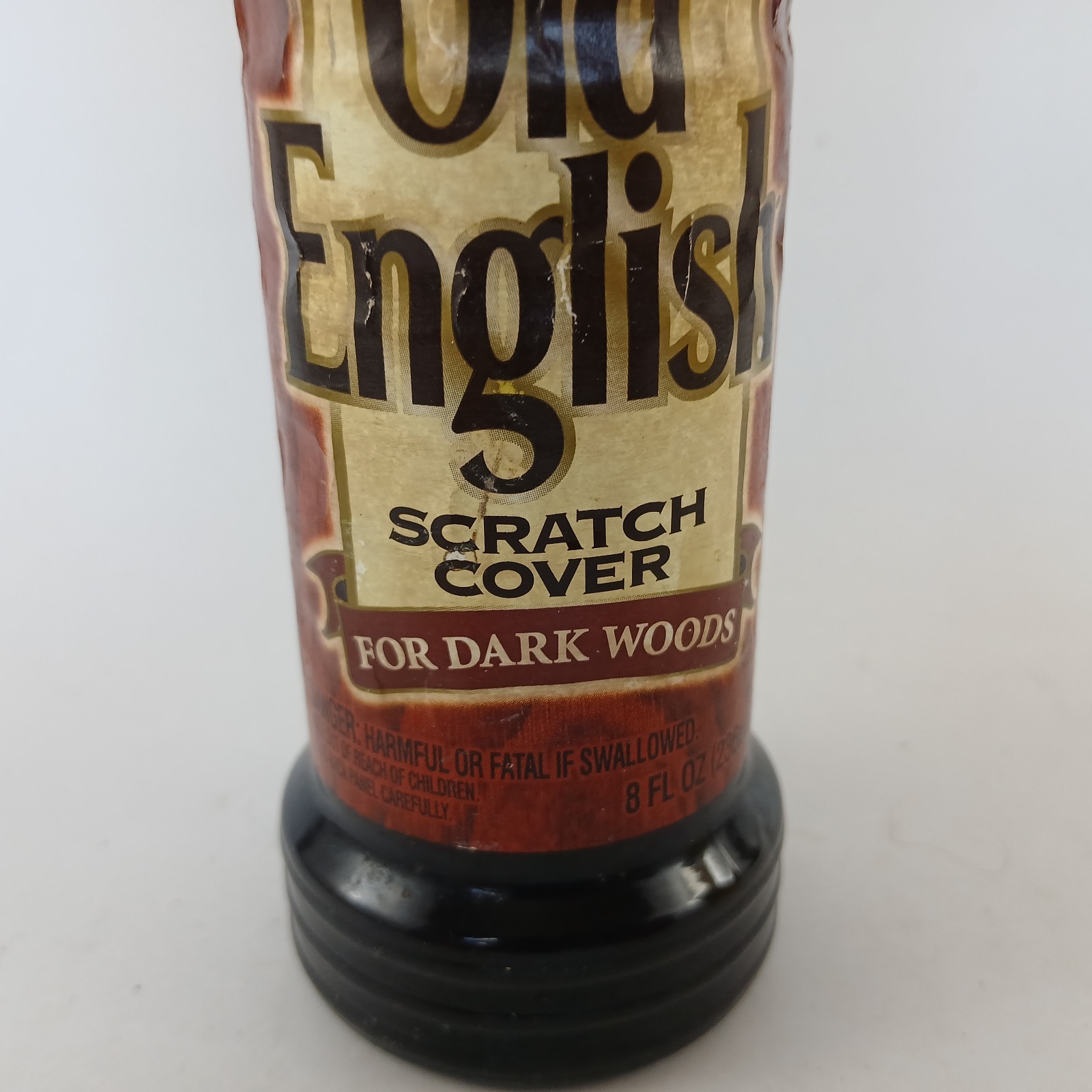Old English Lot 1999 Scratch Cover for Dark Woods Lemon Oil 2004 75% Full Vtg