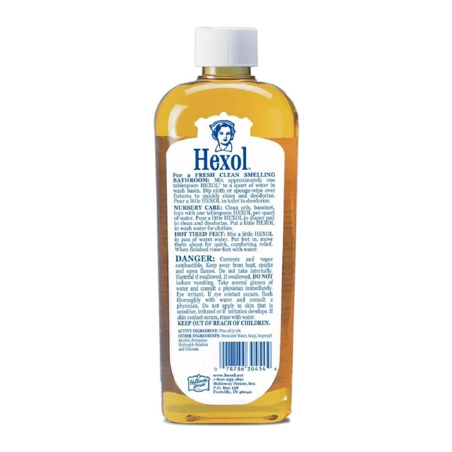 Hexol Concentrated General Household 16Fl oz High Pine Oil Content Heavy Duty…