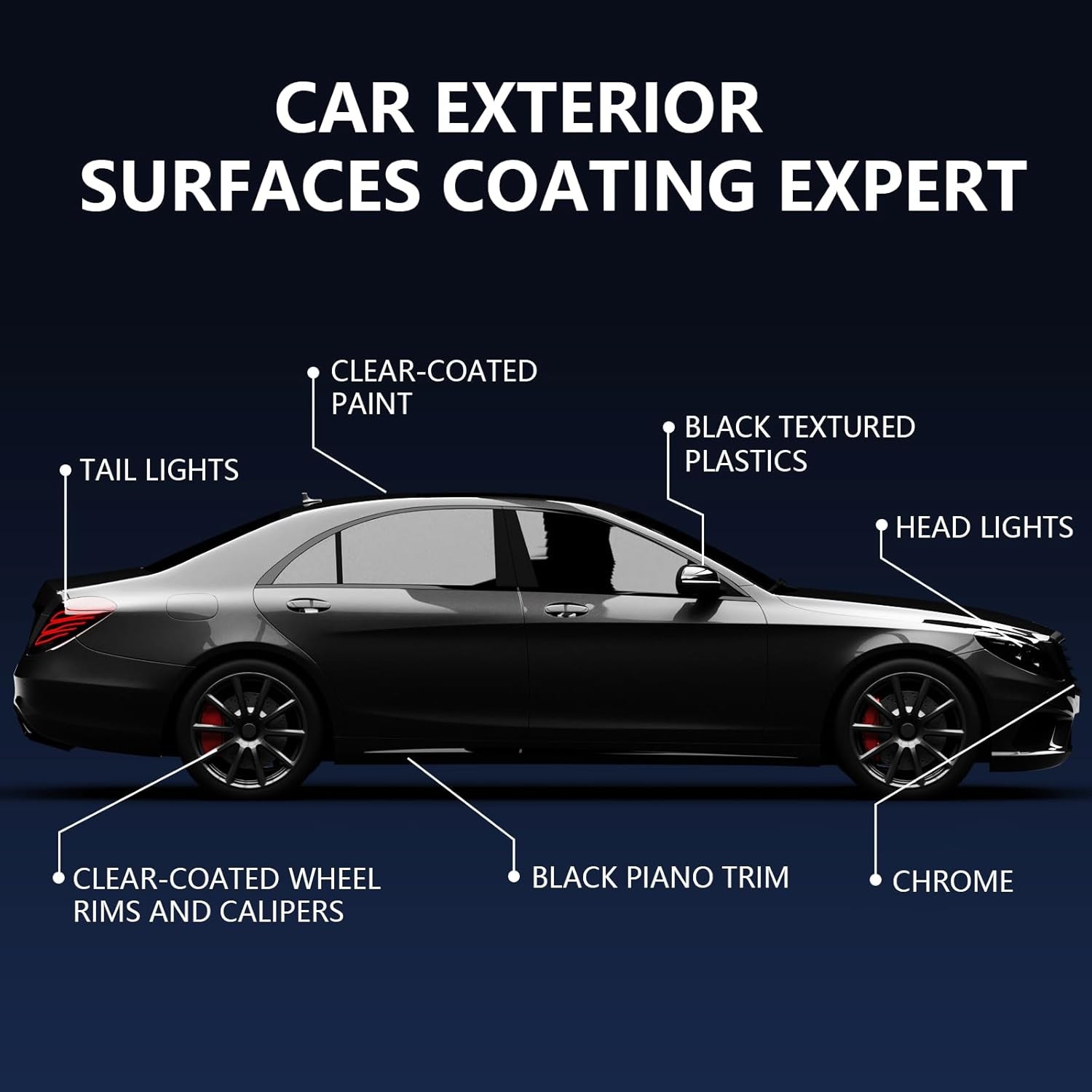 300ML Ceramic Car Coating Spray – Quick Car Coating, Extremely Hydrophobic For