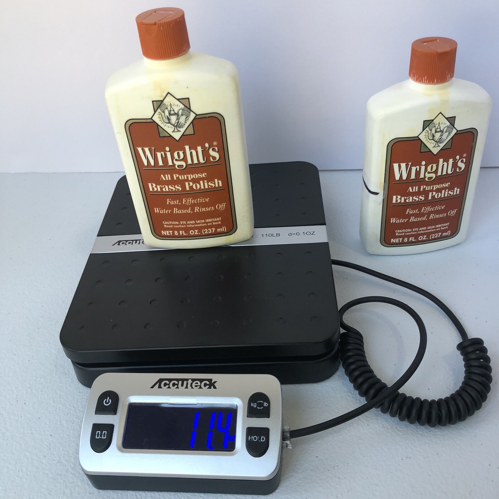 Wright’s Brass Polish Brass Copper Chrome Bronze Pewter Lot Of 2. 1 Full, 1 Half