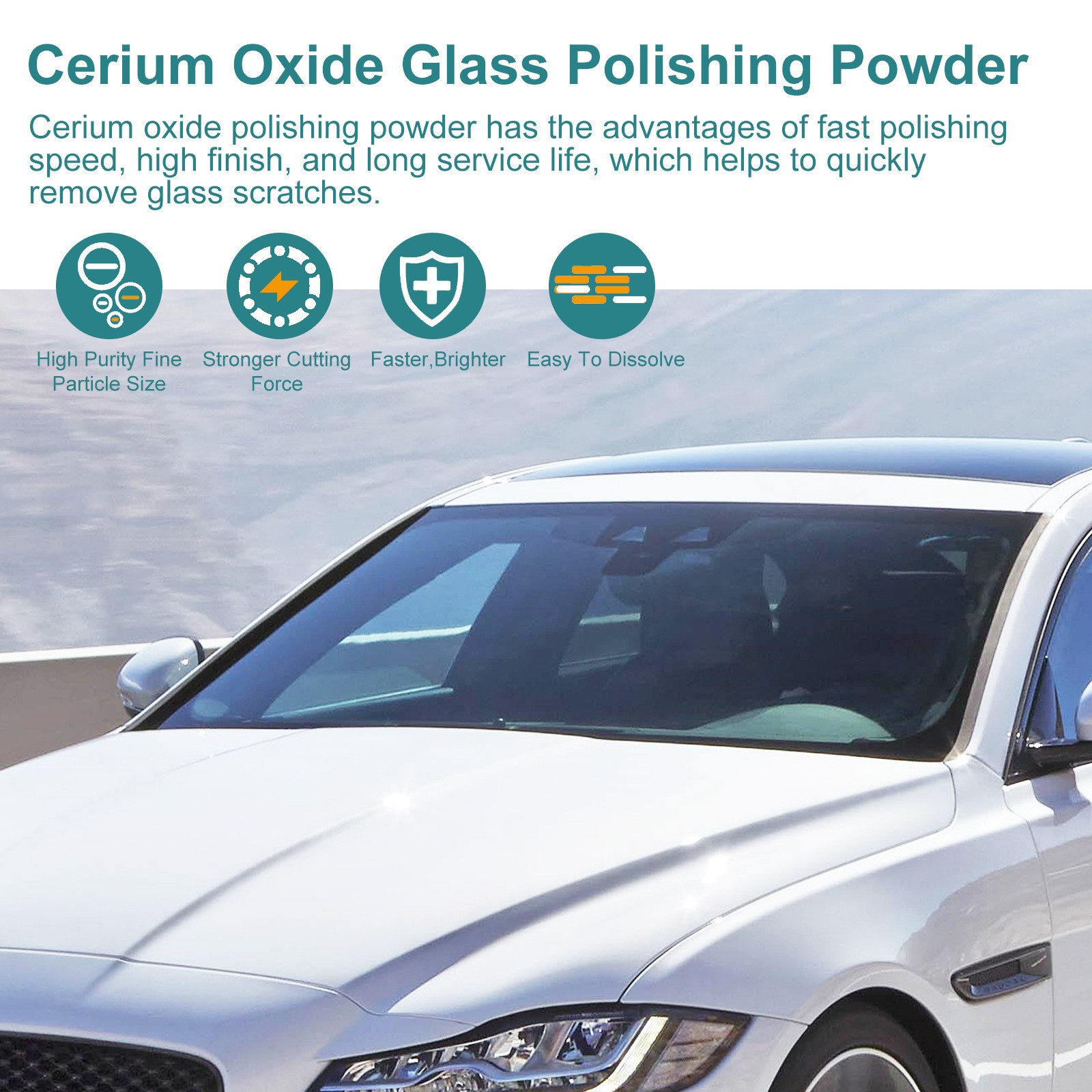 Cerium Oxide Glass Scratch Remover Professional Glass Polishing Compounds USA