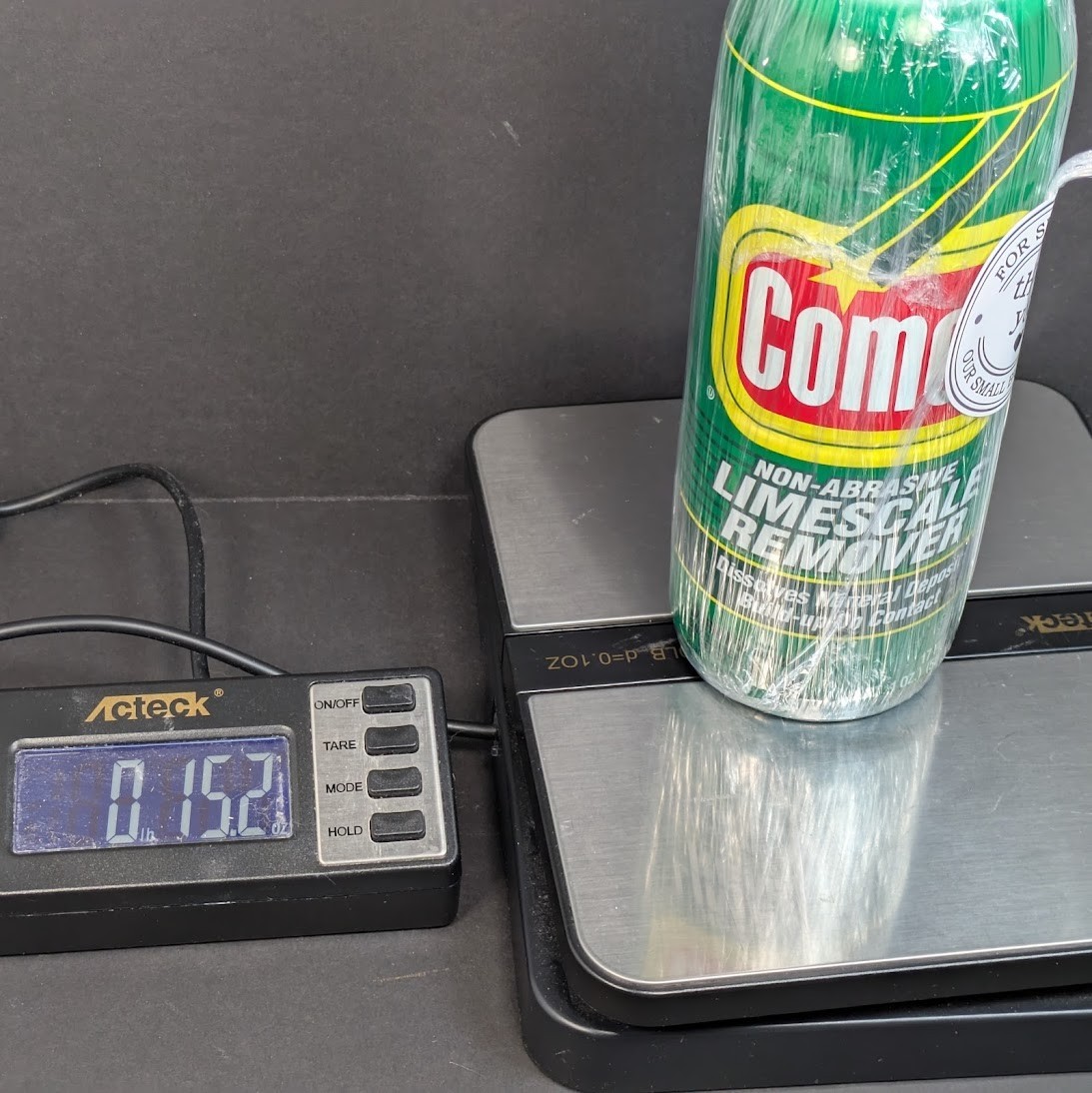 Comet Non-Abrasive Limescale Remover 1993 Vintage Squirt Bottle Italy 70% Full