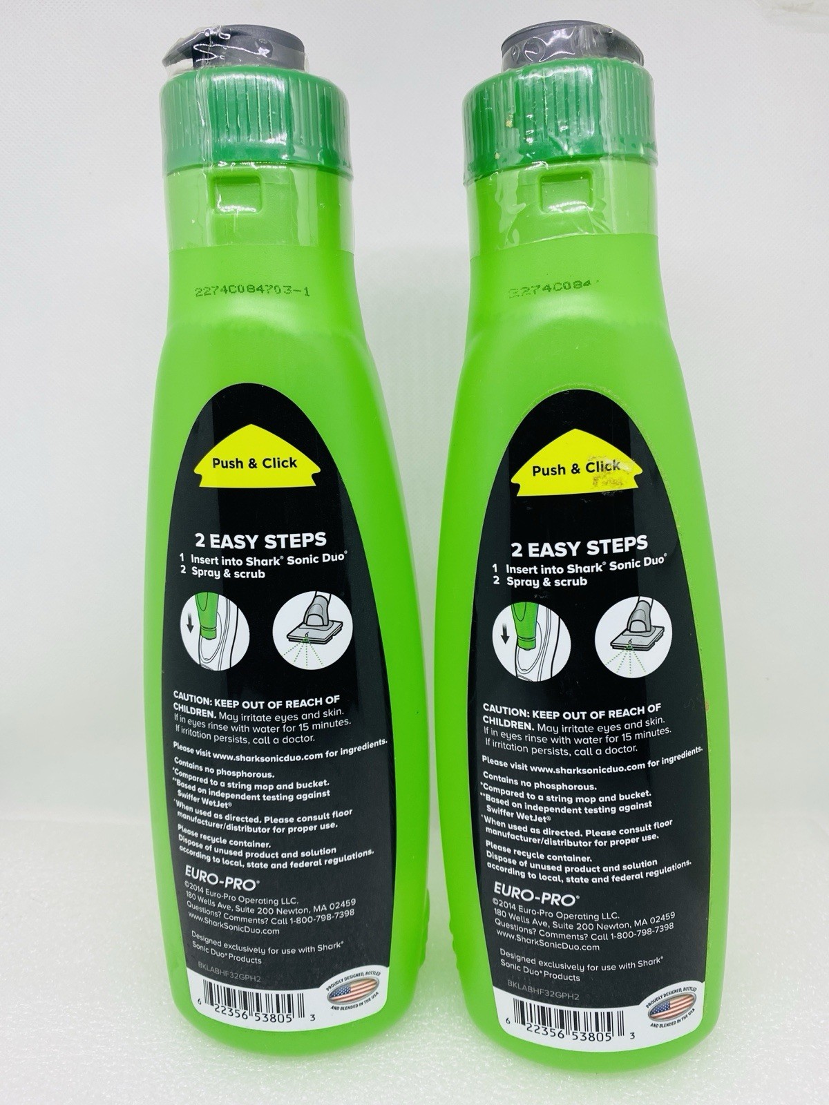 (2) SHARK Wood & Hard Floor Cleaner ITALIAN CITRUS 32 Oz Wood Tile NEW