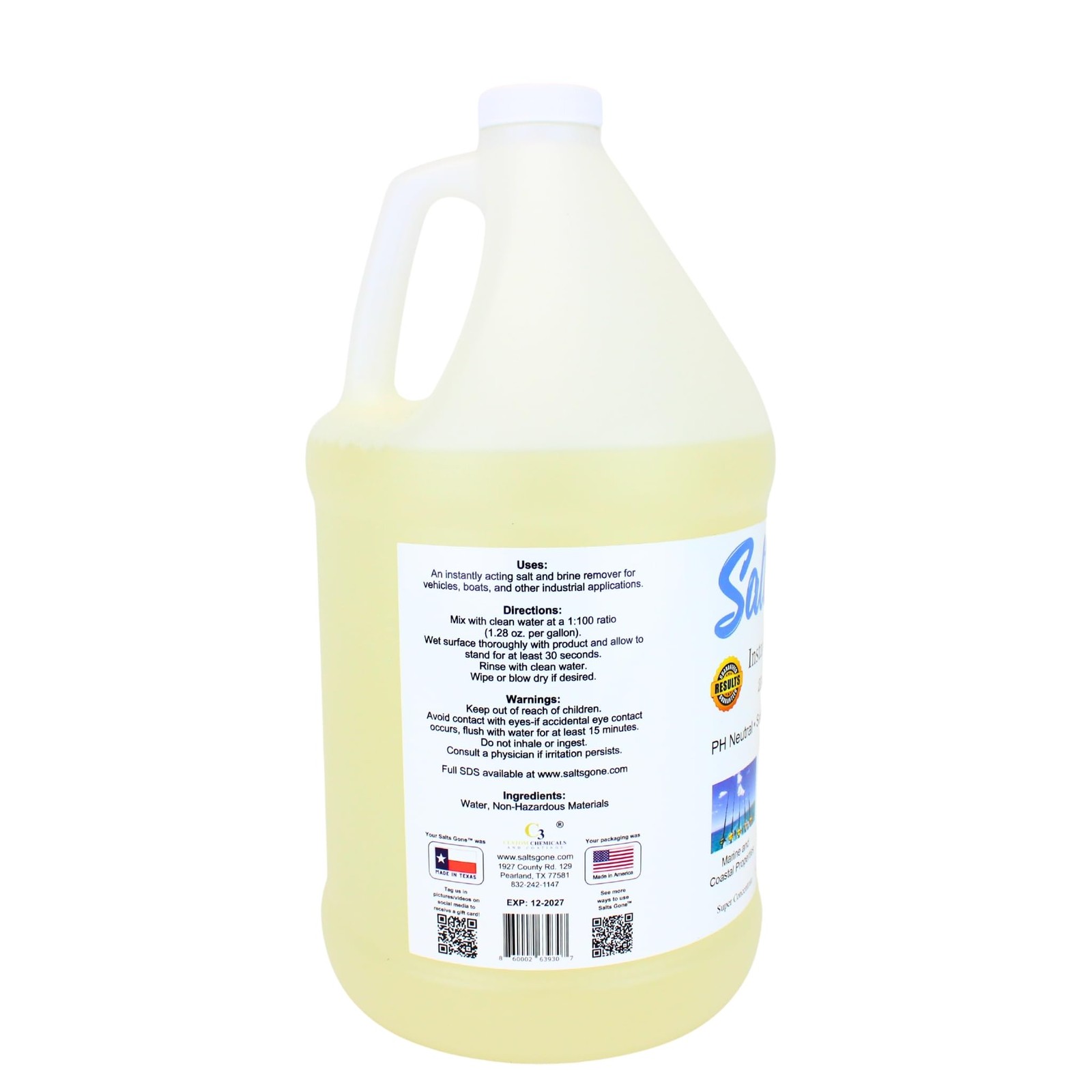 1 Gallon Salt Removal Solution for Efficient Water Treatment