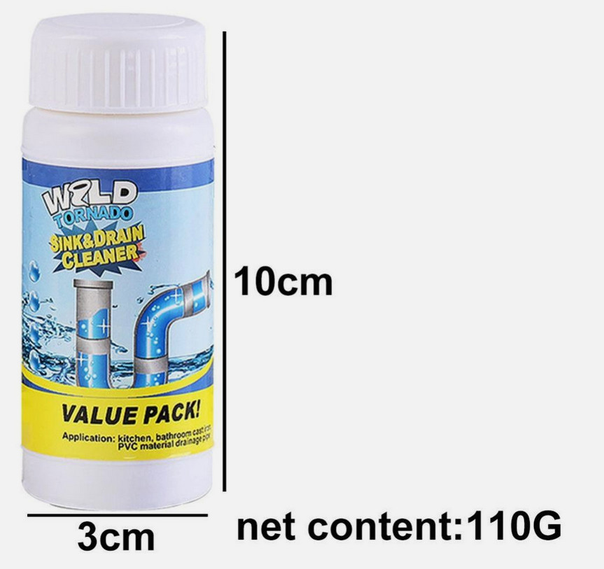 Wild Tornado Powerful Sink Drain Cleaner High Efficiency Clogging Cleaner