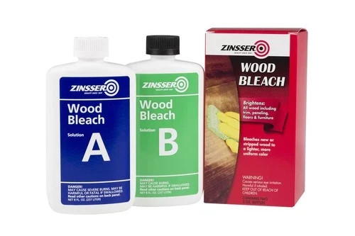 Zinsser Wood Bleach Kit, Two 8 oz Bottles- 300451
