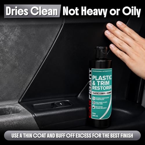 Plastic Restorer for Cars – Refreshes Faded Plastic, Plastic Restorer – 16 Oz