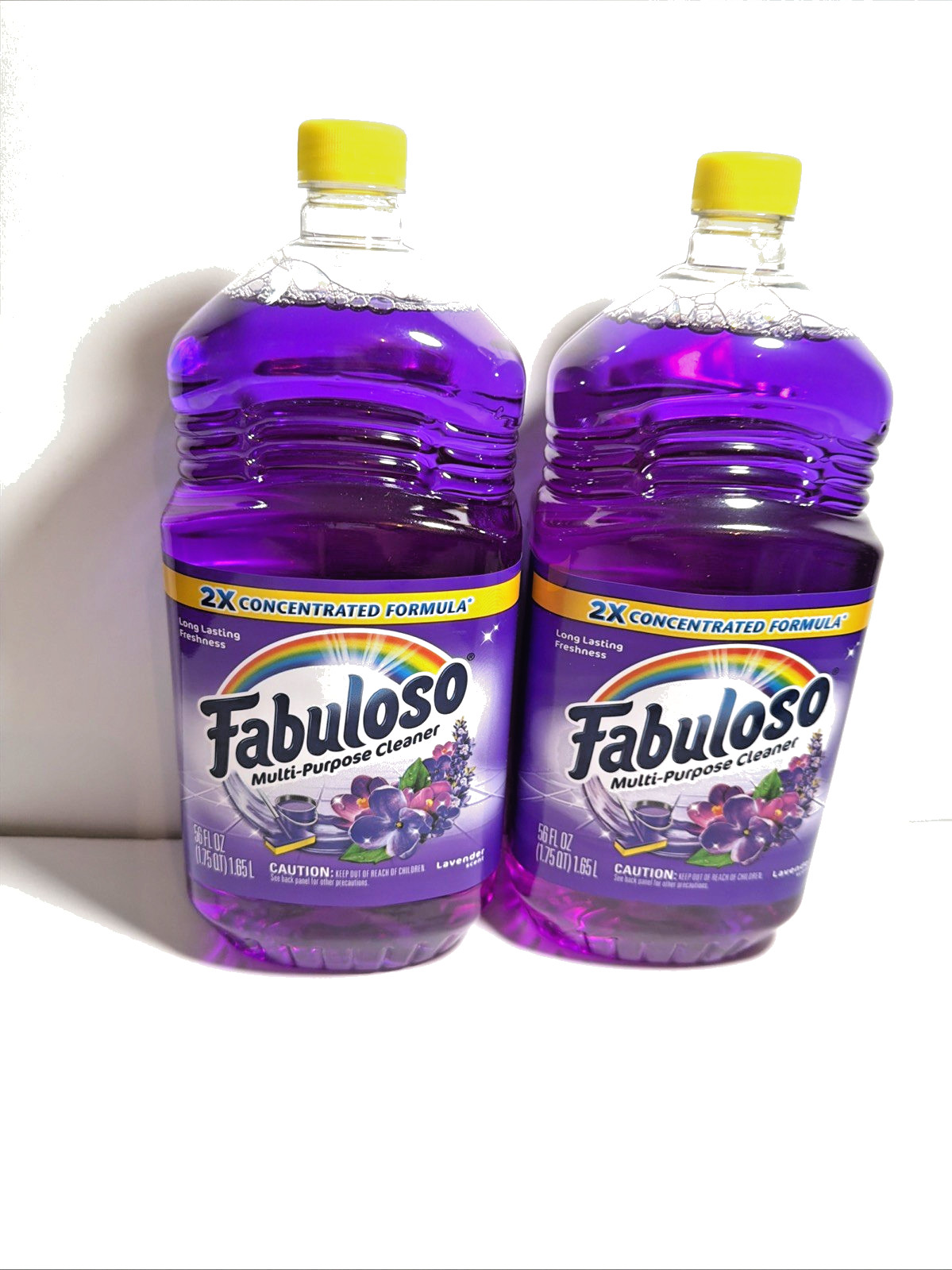 (2) PK Fabuloso Multi-Purpose Cleaner 2X Concentrated Formula Lavender 56oz 10%