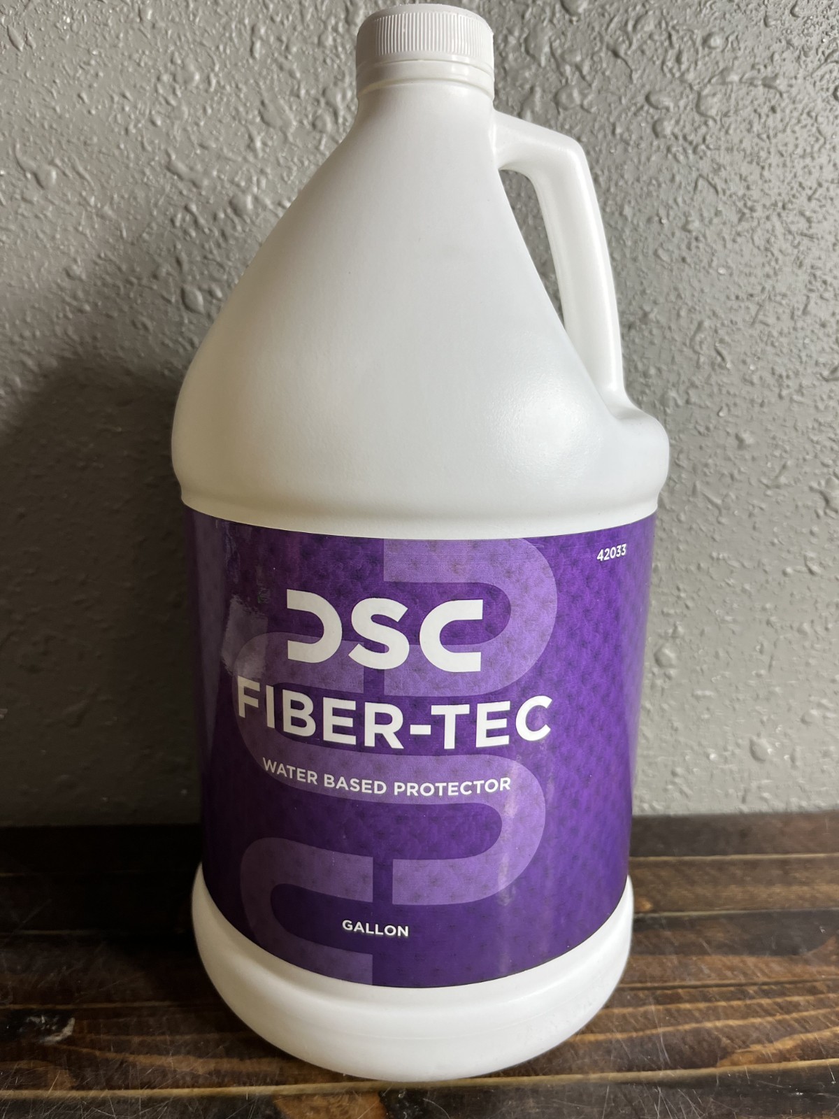 DSC Fiber-Tec Water Based Protector Carpet Upholstery Stain Guard 1 Gallon 42033