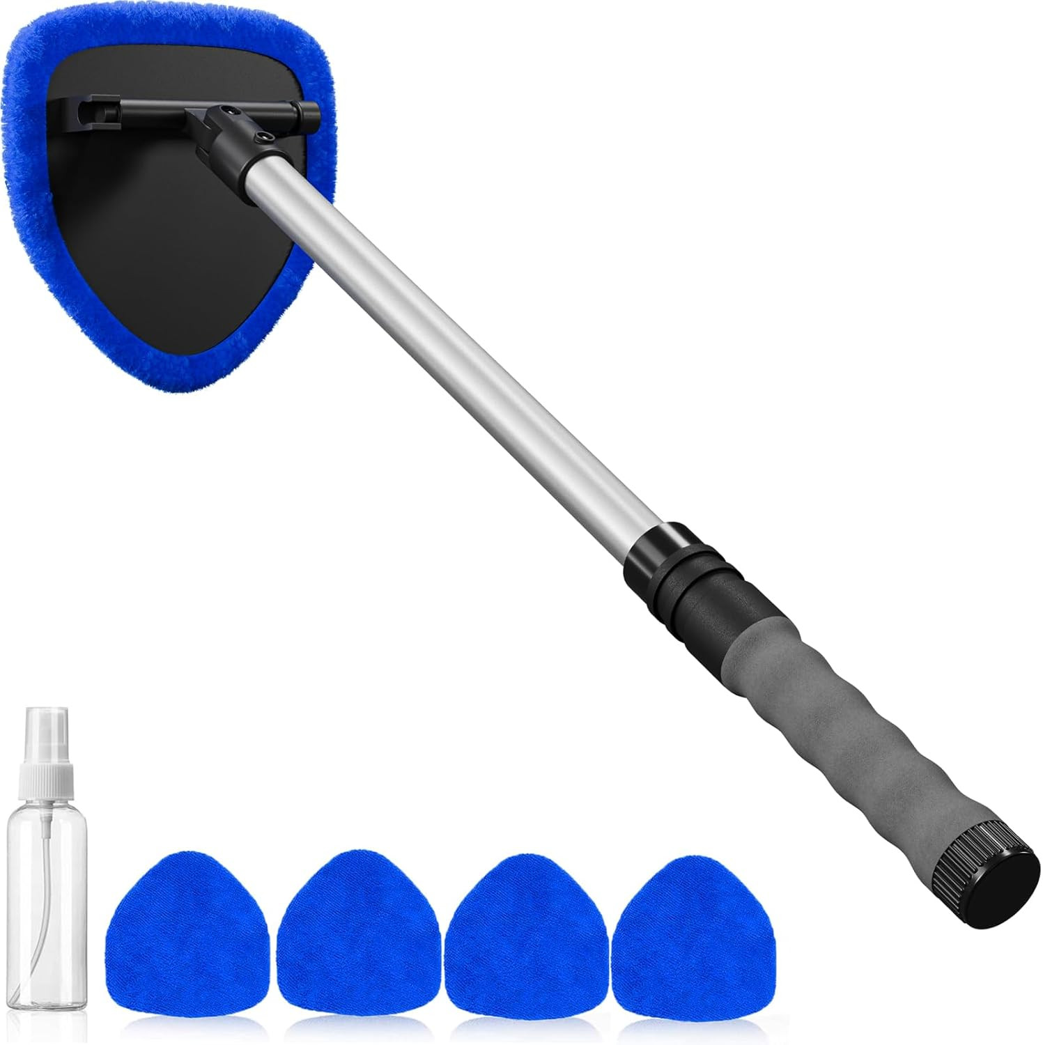 desin Windshield Cleaning Tool, Car Window Cleaner Windshield Cleaner with 4 Reu