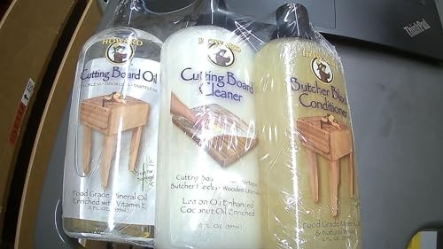 Butcher Block Oil Conditioner Cutting Board Cleaner 12 Ounce Food Grade Mineral