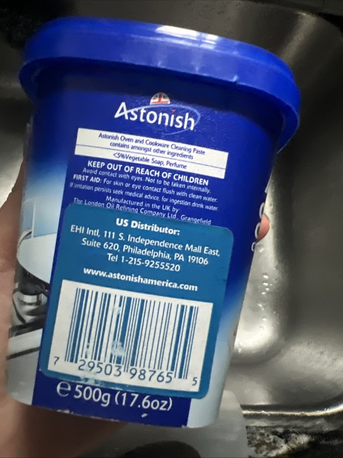NEW Astonish Oven & Cookware Cleaner Cleaning Paste 500g(17.6 oz) United Kingdom