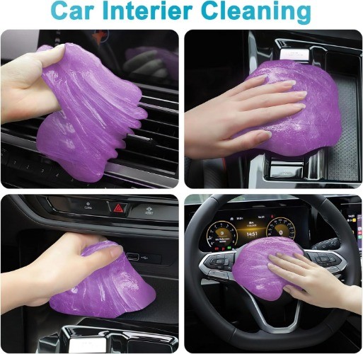 Car Cleaning Gel Kit – Universal Car Detailing Putty for Car Interior – Reusable