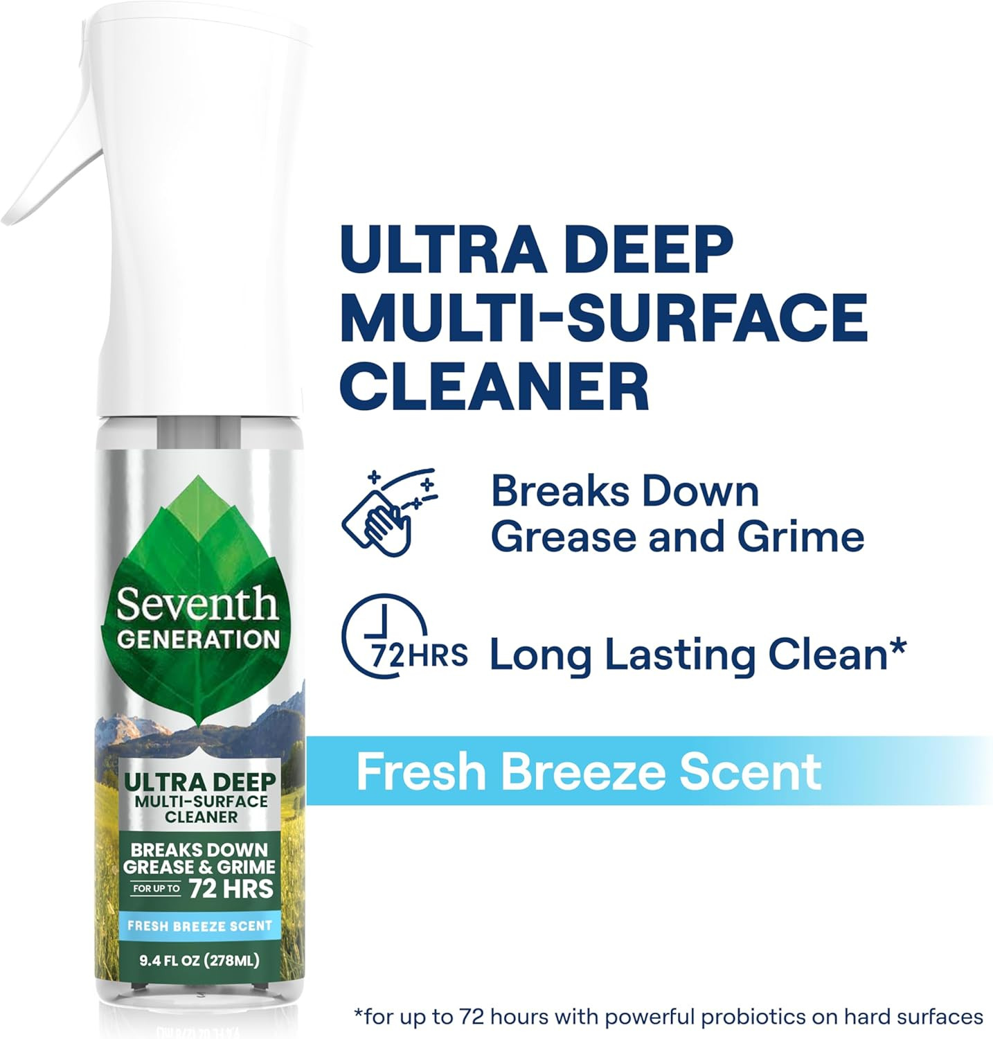 Seventh Generation Ultra Deep Probiotic Multi Surface Cleaner Grapefruit 9.4oz