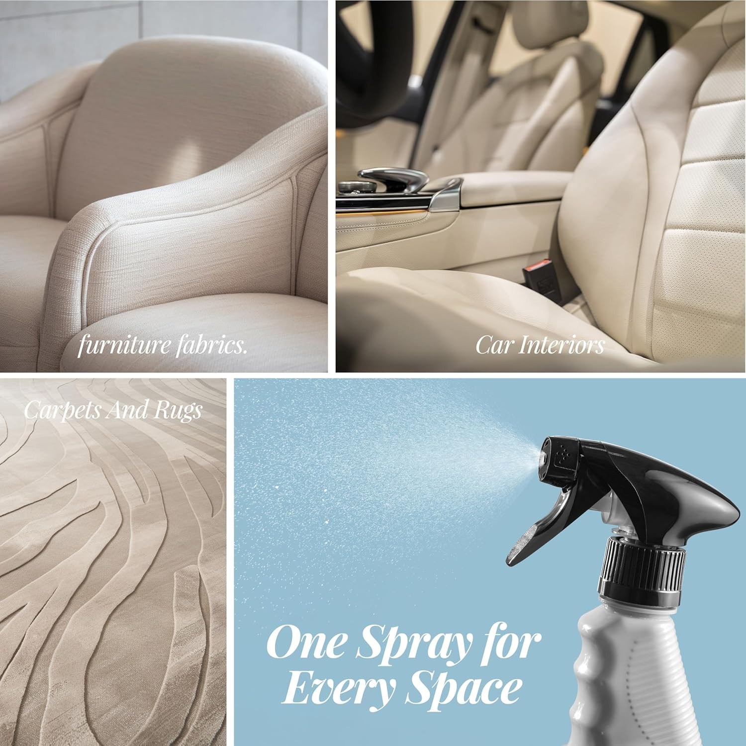 ® Fabric Cleaner Professional Strength, Deeply Penetrates Water Safe Fabric & Fi