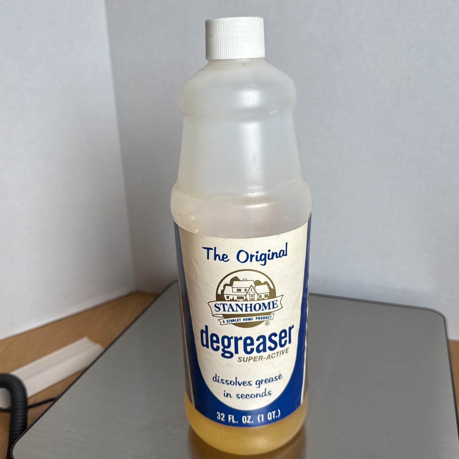 Stanhome Degreaser 32 Oz ( 22oz Left In Bottle)Stanley Gone Products Pantry Prop