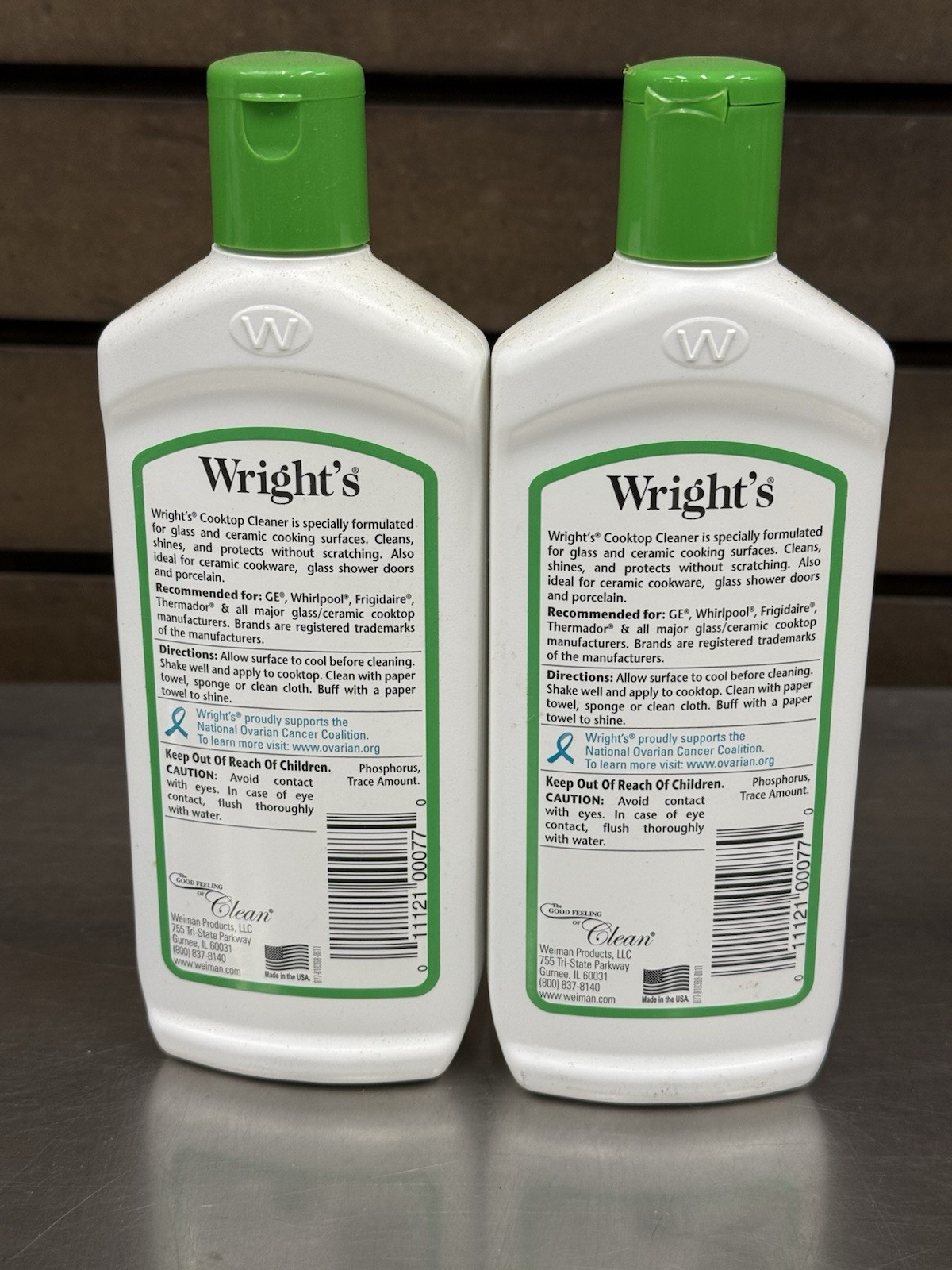 Lot of 2 – Wright’s Glass & Ceramic Cooktop Cleaner 10oz