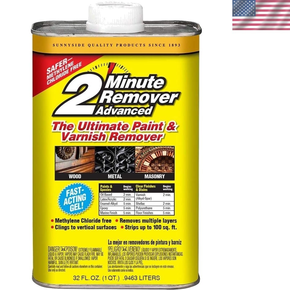 Sunnyside 2-Minute Advanced Paint & Varnish Remover Gel – Safe & Fast-Acting