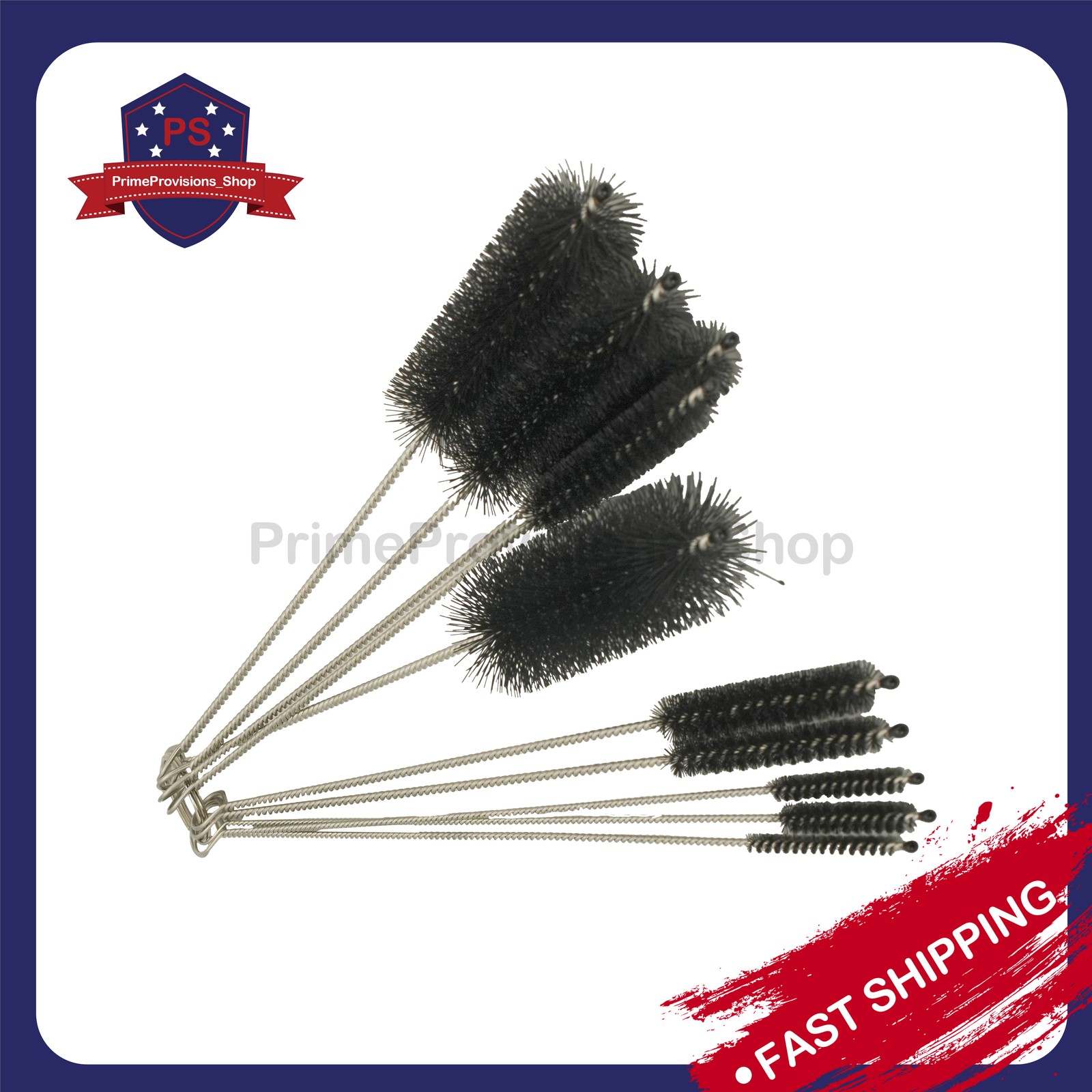 NEW 10PCS Set Nylon Small Straw Brush Cleaner Bottle Tube Pipe Long Cleaning US