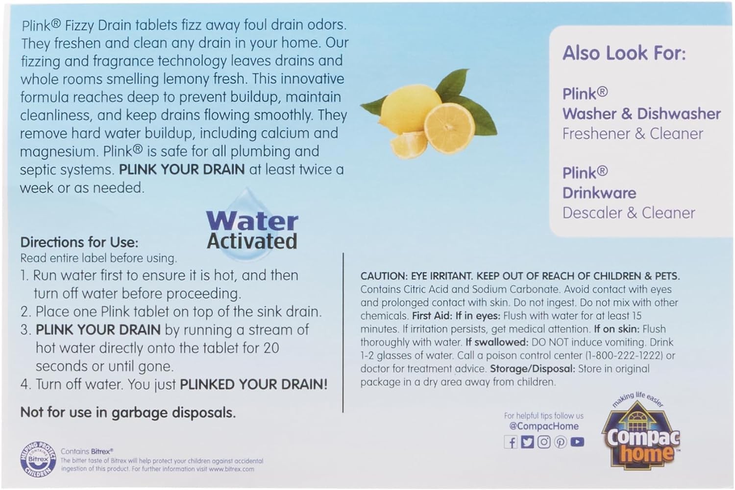 Garbage Disposal Cleaner 6 Count Drain Deodorizer Air Fresheners for Kitchen