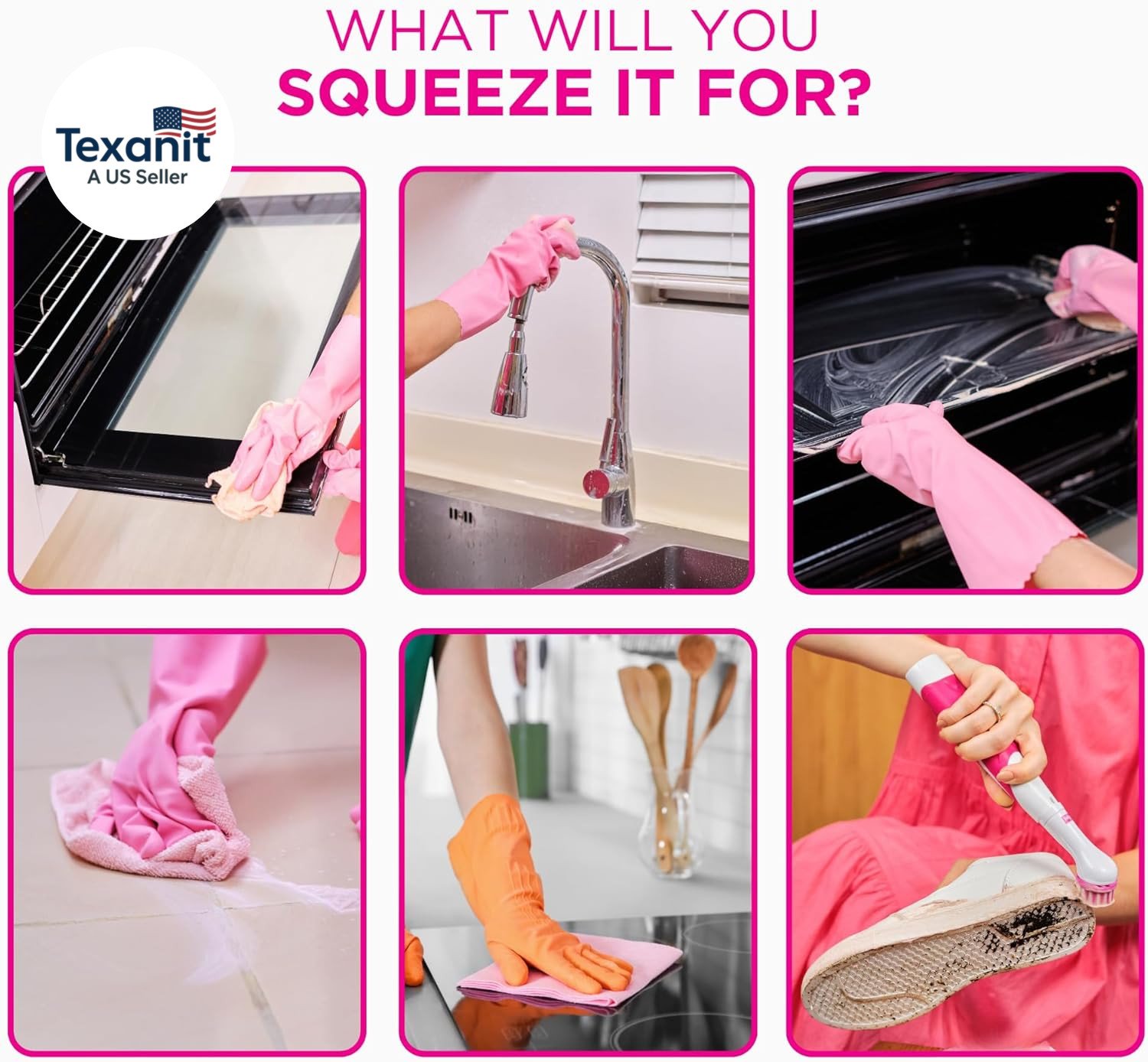 The Pink Stuff the Miracle Squeezable Cleaning Paste 300G Easy to Rinse Multi Pu