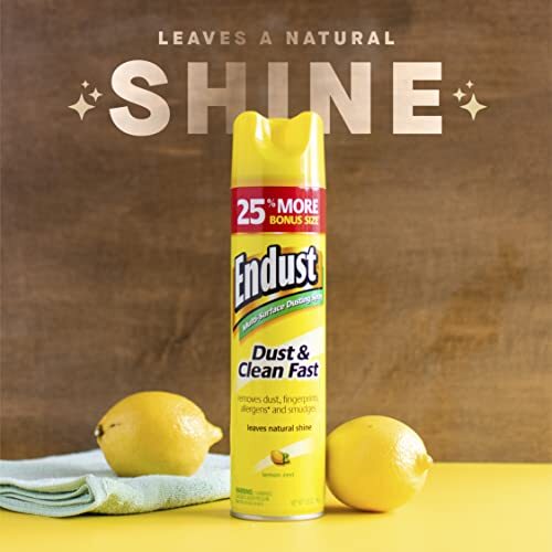 Multi-Surface Dusting and Cleaning Spray, Lemon Zest, 12.5 Ounce (Pack of 2)