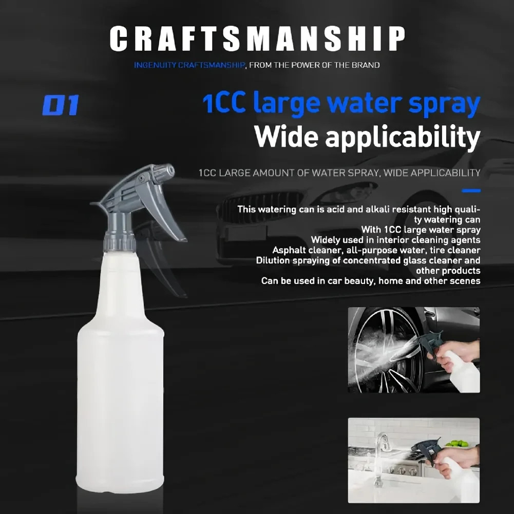 Empty Spray Bottles 26OzChemical Resistant Heavy Duty Bottle and Sprayer Spray B