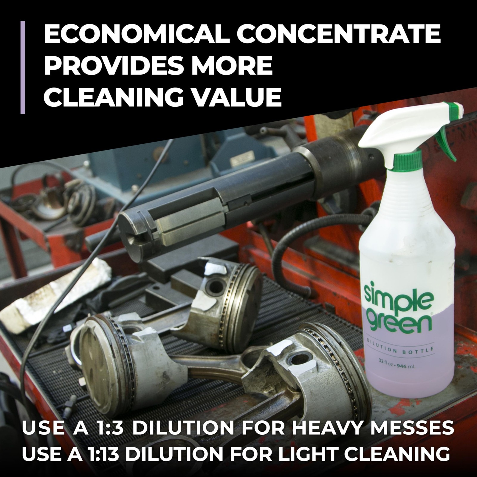 Simple Green Pro HD Heavy Duty Cleaner 128 Fl Oz (Pack of 1), Purple