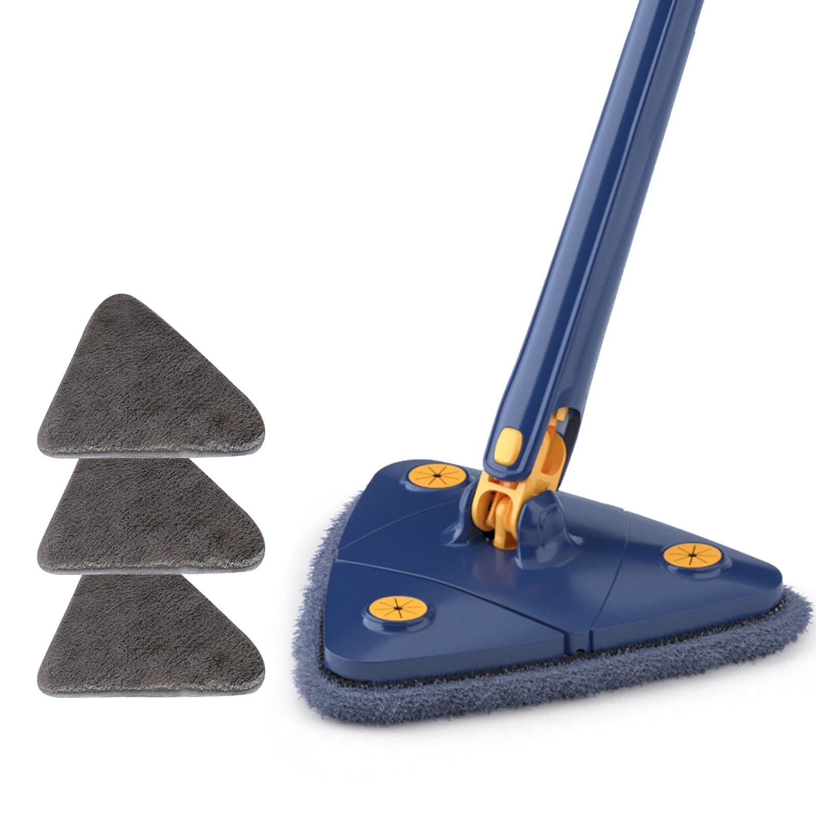 Triangle 360 Twist Squeeze 3 Pads with Replacement X Type Household Cleaning