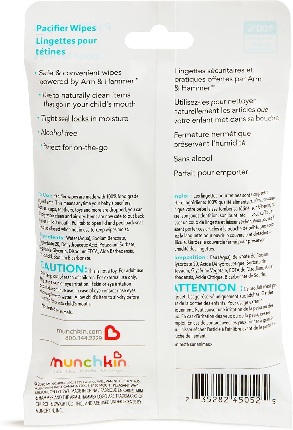 Arm & Hmer Pacifier Wipes – Safely Cleans Breast Pump Parts and