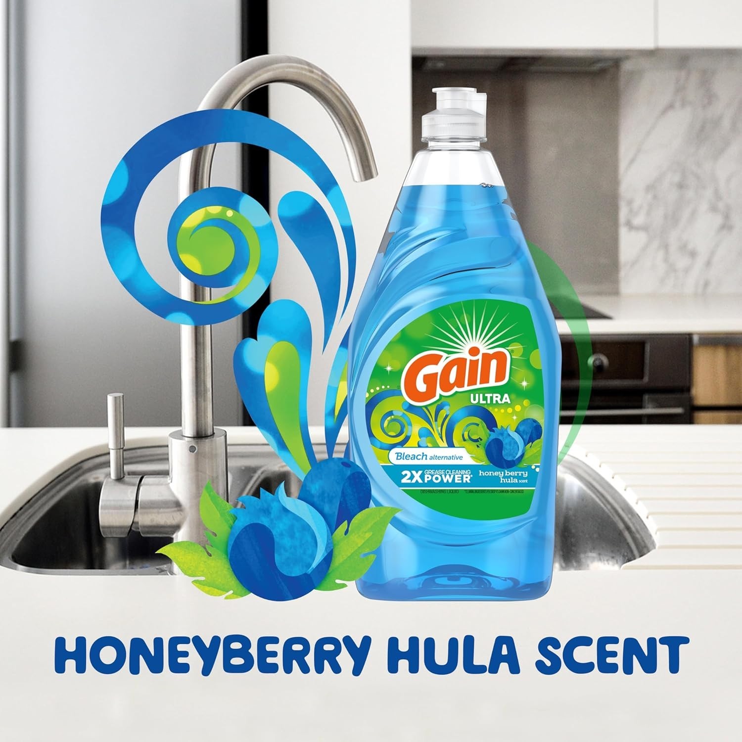Brand New Ultra Dishwashing Liquid Honeyberry Hula Scent 38 Fl Oz