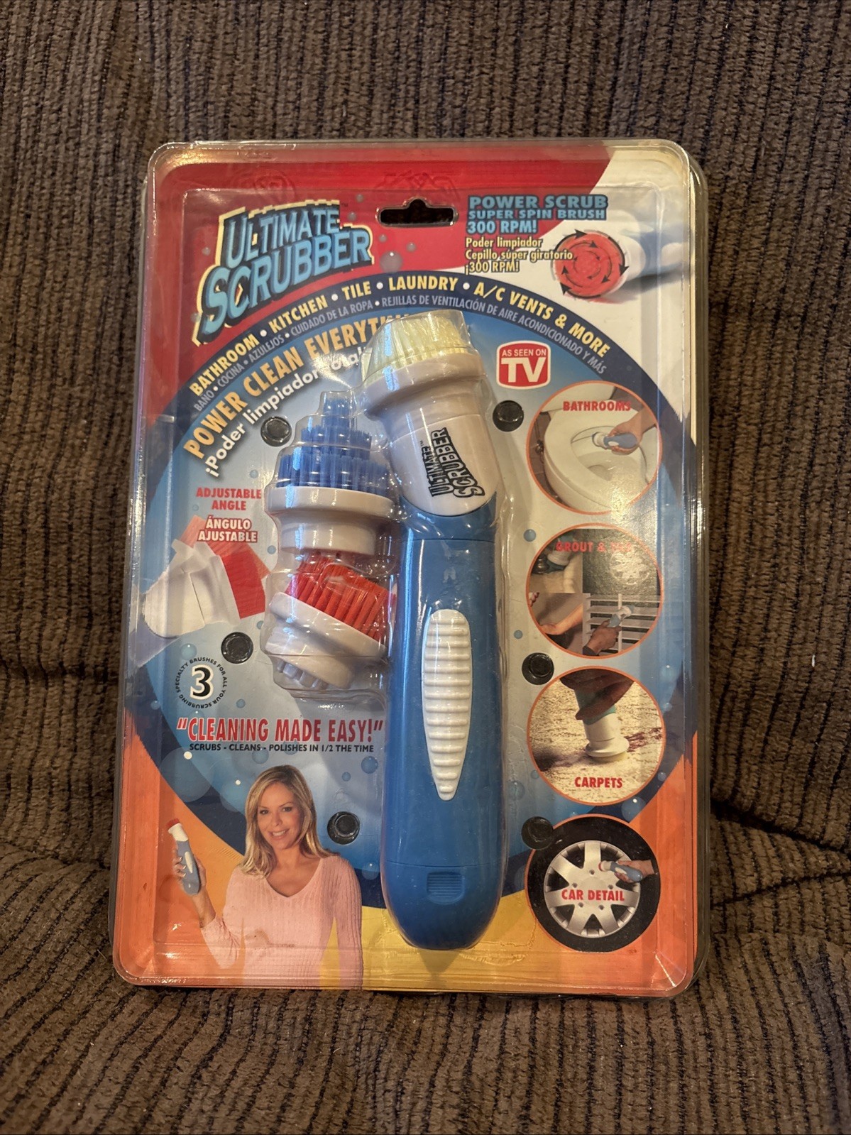 Ultimate Scrubber, a battery-powered, multi-purpose electric cleaning tool.
