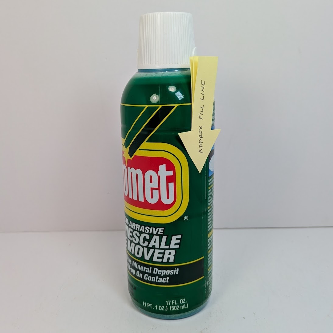 Comet Non-Abrasive Limescale Remover 1993 Vintage Squirt Bottle Italy 70% Full