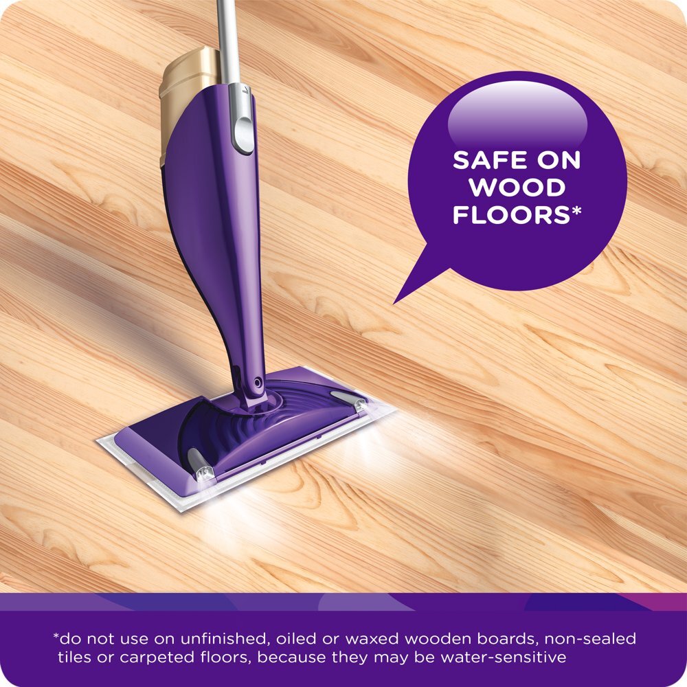 2pk Swiffer WetJet Spray Mop Multi-Purpose and Hardwood Liquid Floor 1.25 Liter