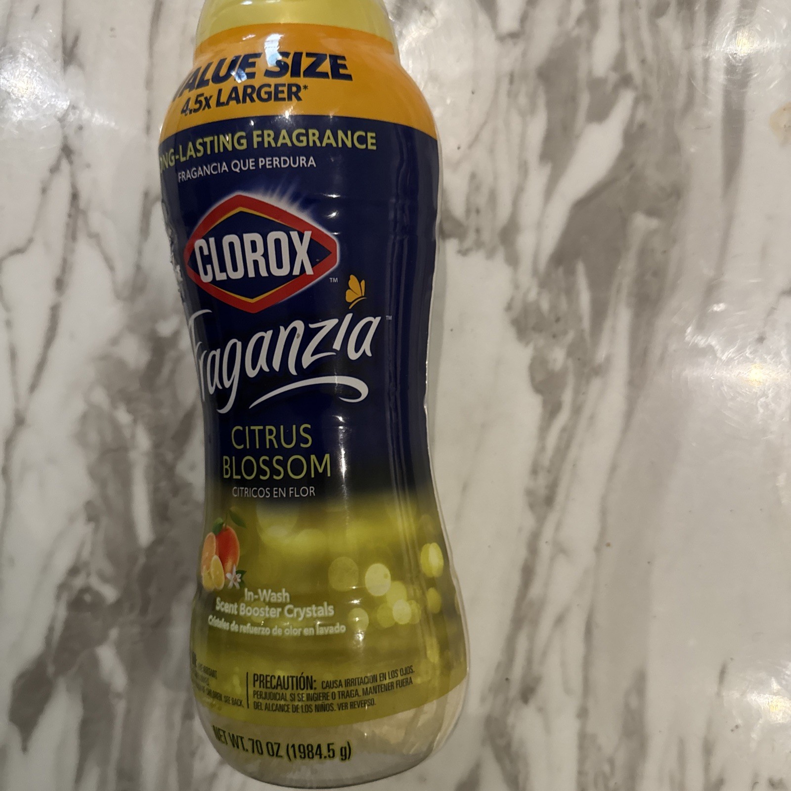 Clorox Fraganzia CItrus Blossom IN wash Crystals Brand New 70 OZ