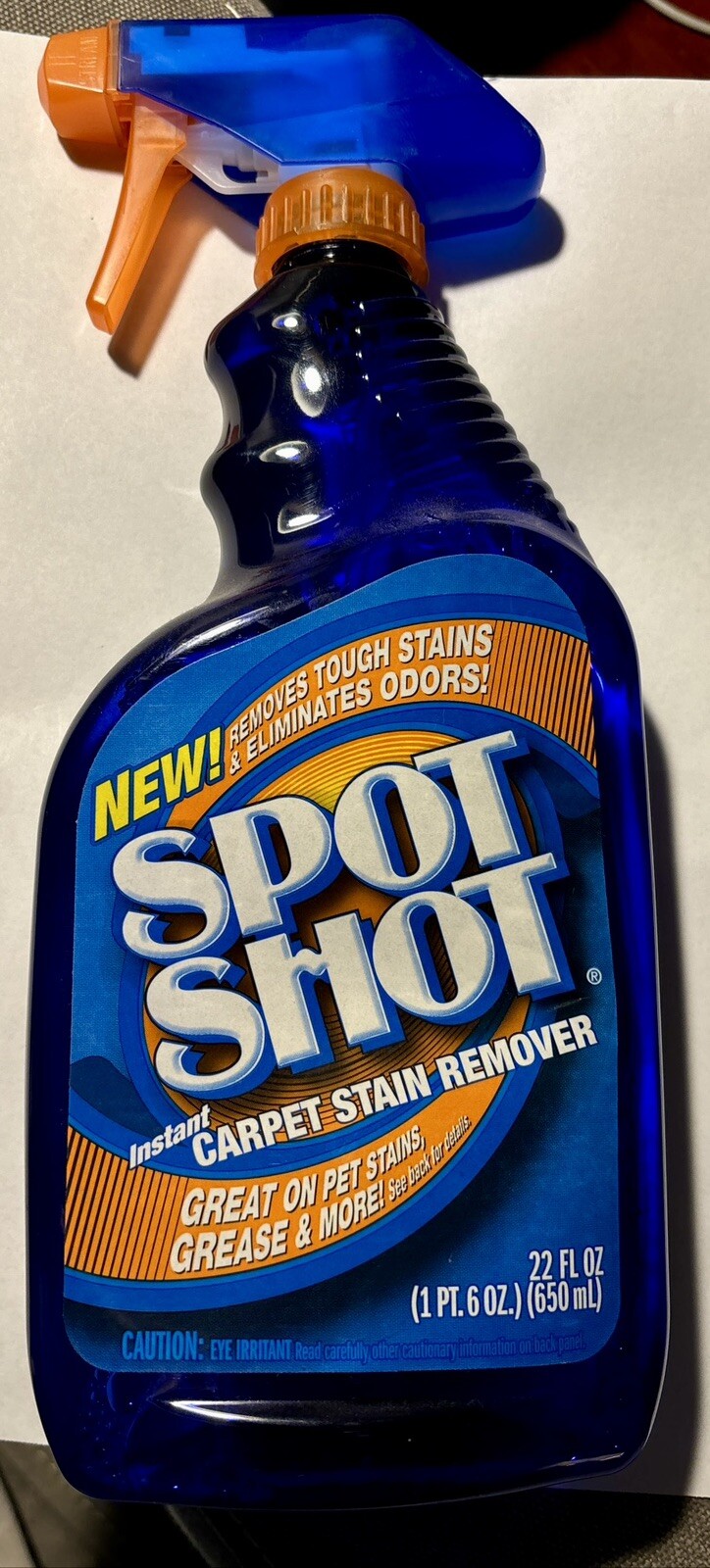 Spot Shot INSTANT CARPET STAIN & ODOR ELIMINATOR 22 fl oz Discontinued 95% Full