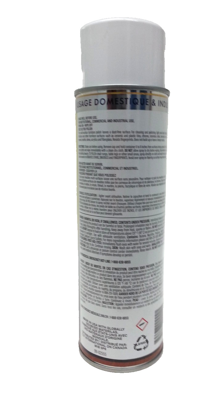 2 x Domestic/Industrial Lemon Scented Furniture Polish 16 oz Each Cleans/Polish