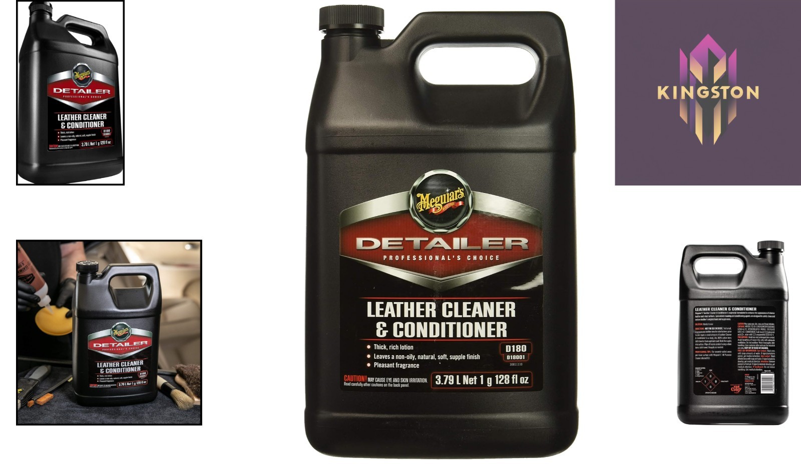 1 Gallon Meguiar’s Leather Cleaner & Conditioner – Restore Your Car’s Interior