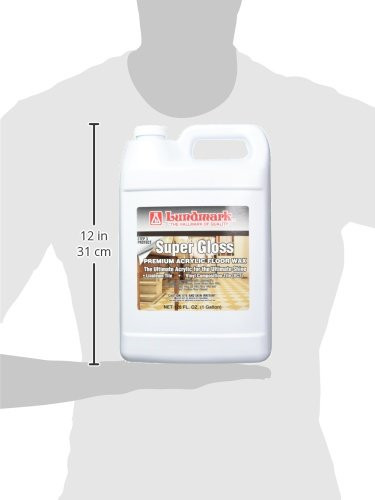 Lundmark Super Gloss Acrylic, Extra Heavy-Duty Hard Finish Floor Wax, 1-Gallon,