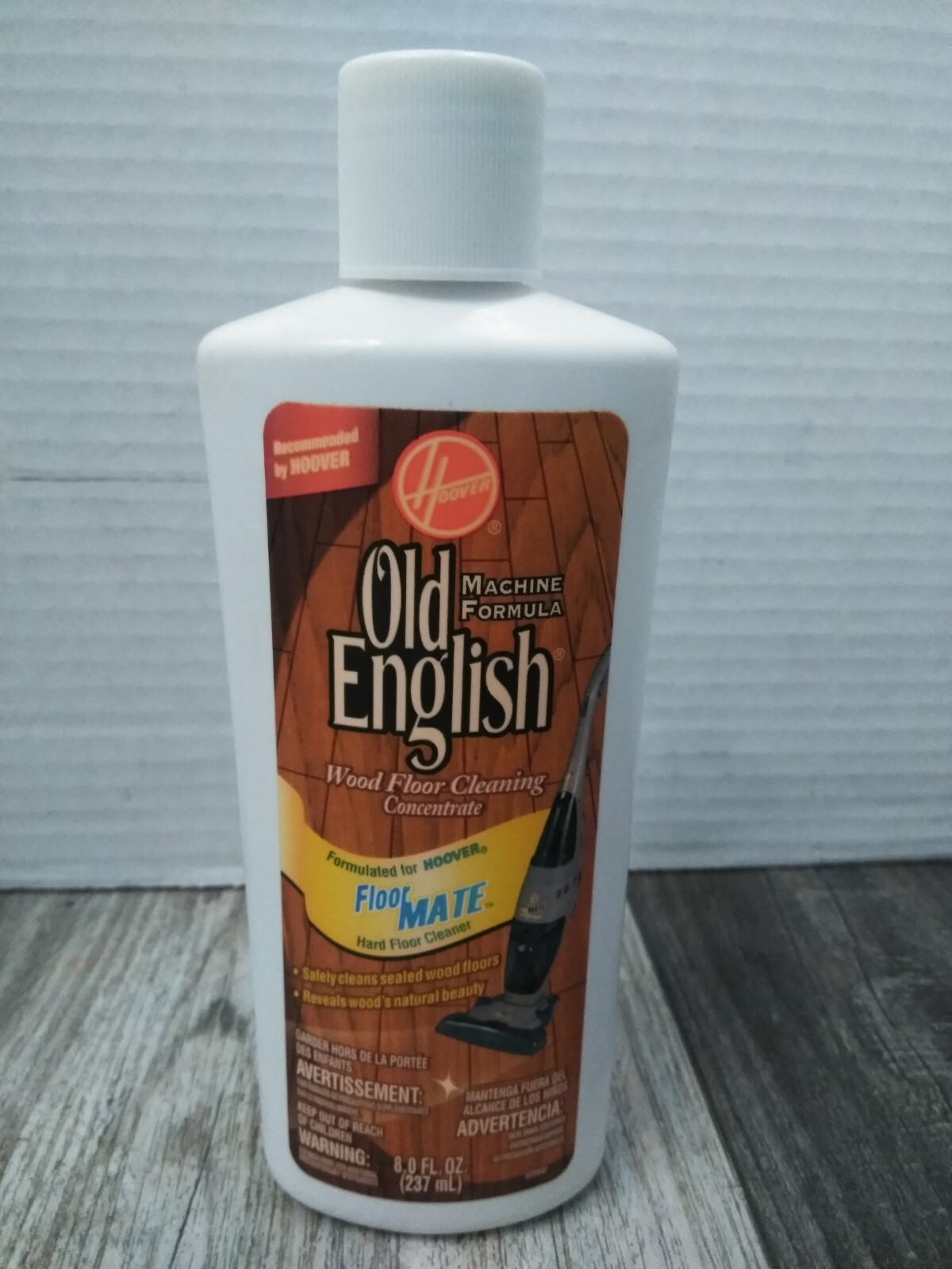 NOS Hoover Old English Wood Floor Cleaning Concentrate Floormate Cleaner 8 fl oz