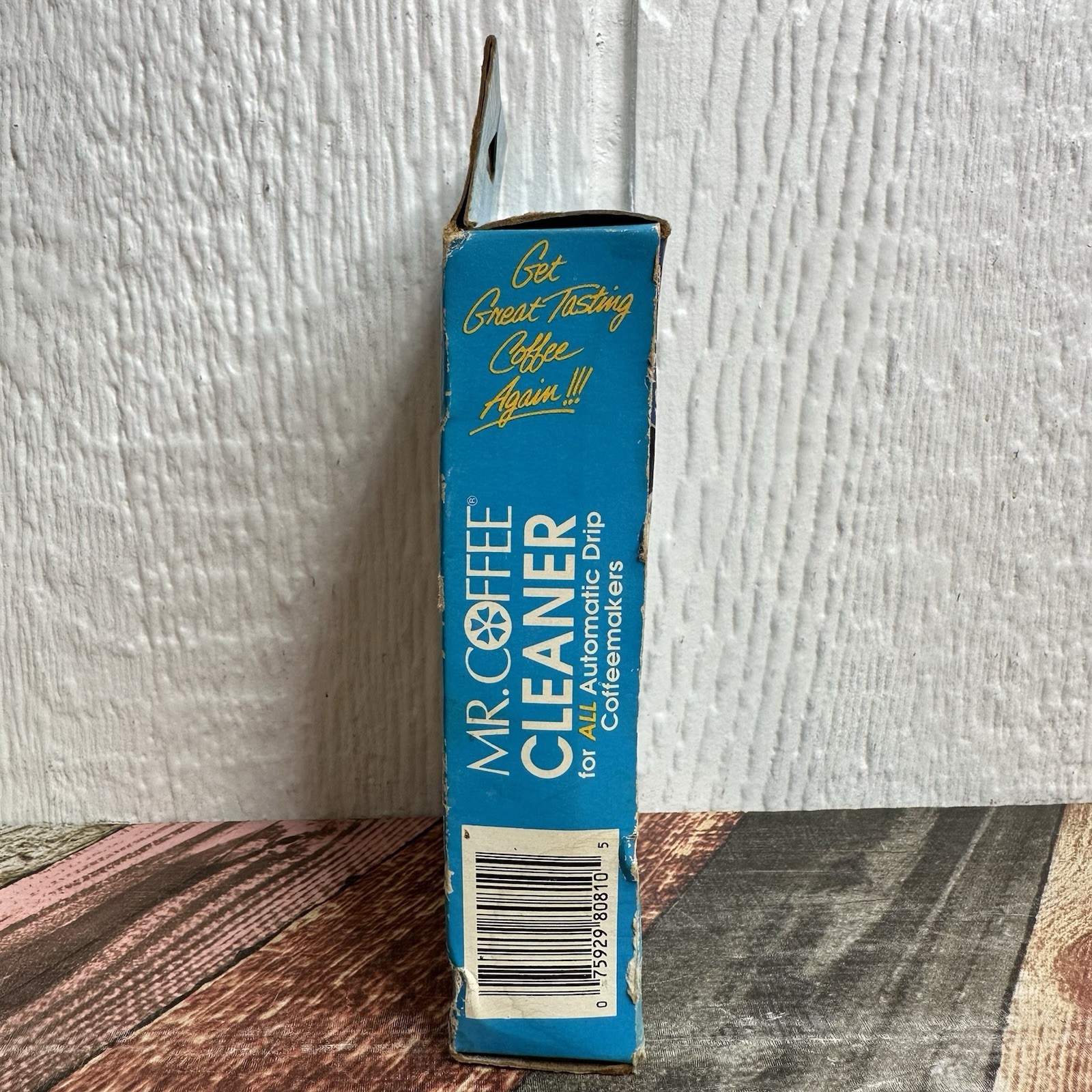 Vintage Mr Coffee Automatic Drip coffee Pot Cleaner, 3-1 oz packets