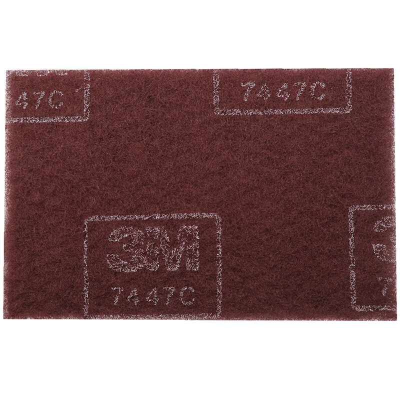 145x230mm Red Industrial Scouring Pad Rust Removal Deburring Cleaning Pads