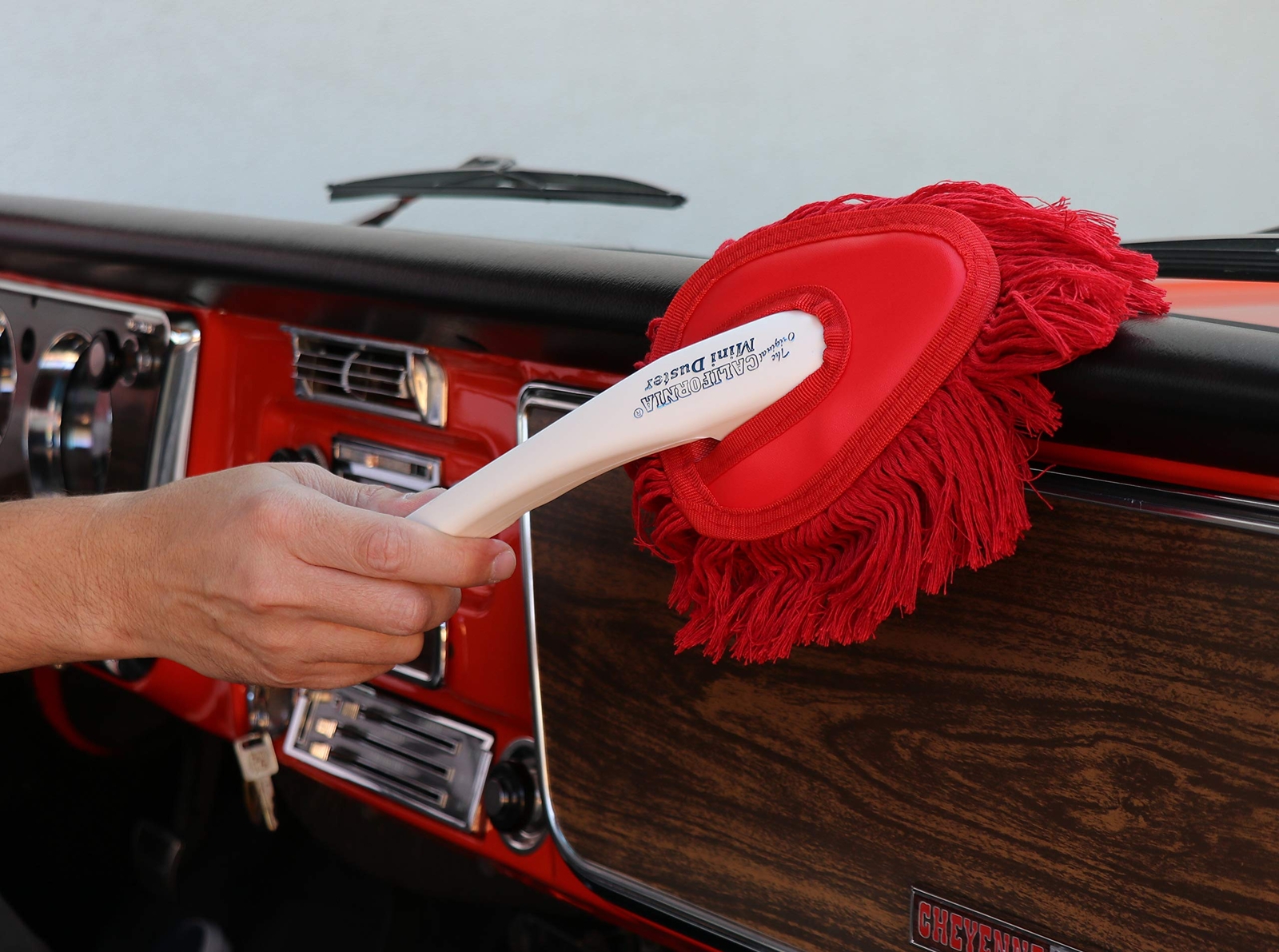 California Mini Duster Compact Dust Removal Tool for Home and Car Cleaning