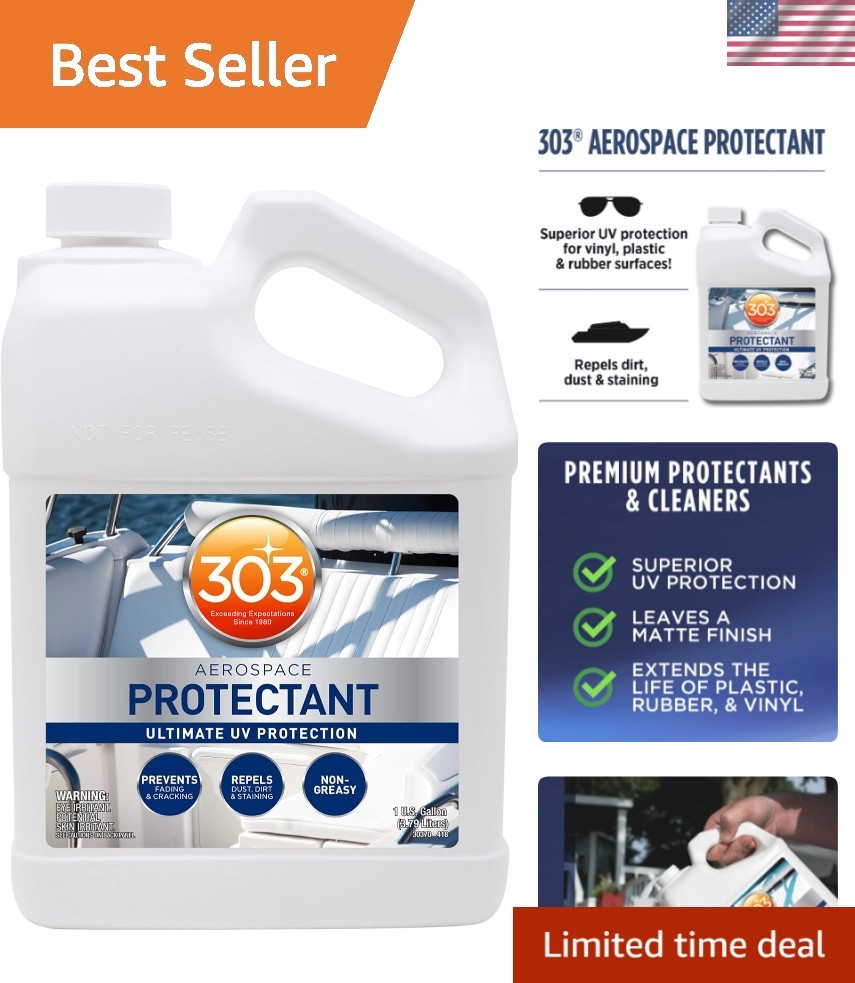Marine Aerospace Protectant Spray, UV Protection for Boat Vinyl & Surfaces – …