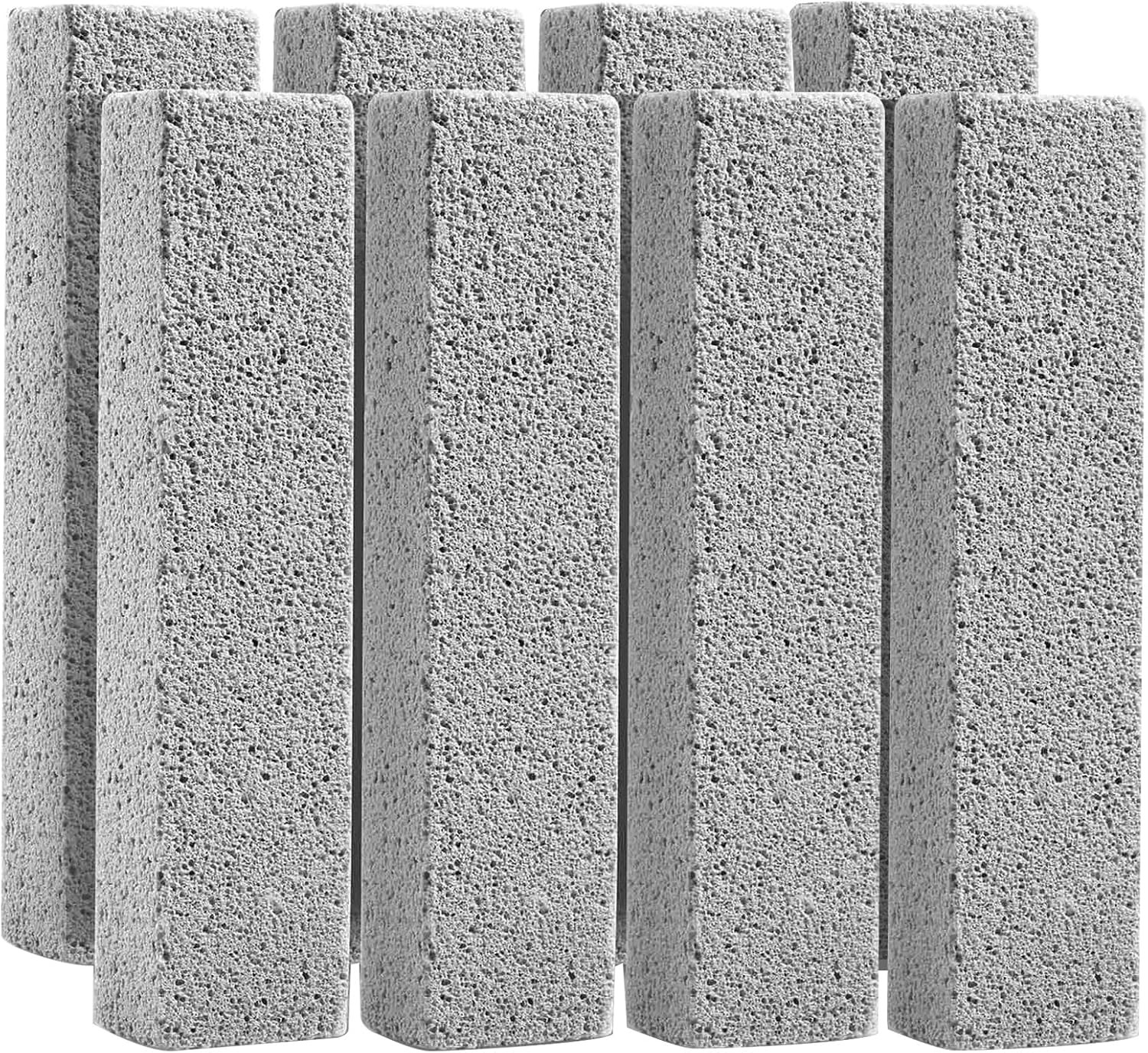 8 Pack Pumice Stone for Toilet Bowl Cleaning, Scouring Stick Remove Toilet Bowl