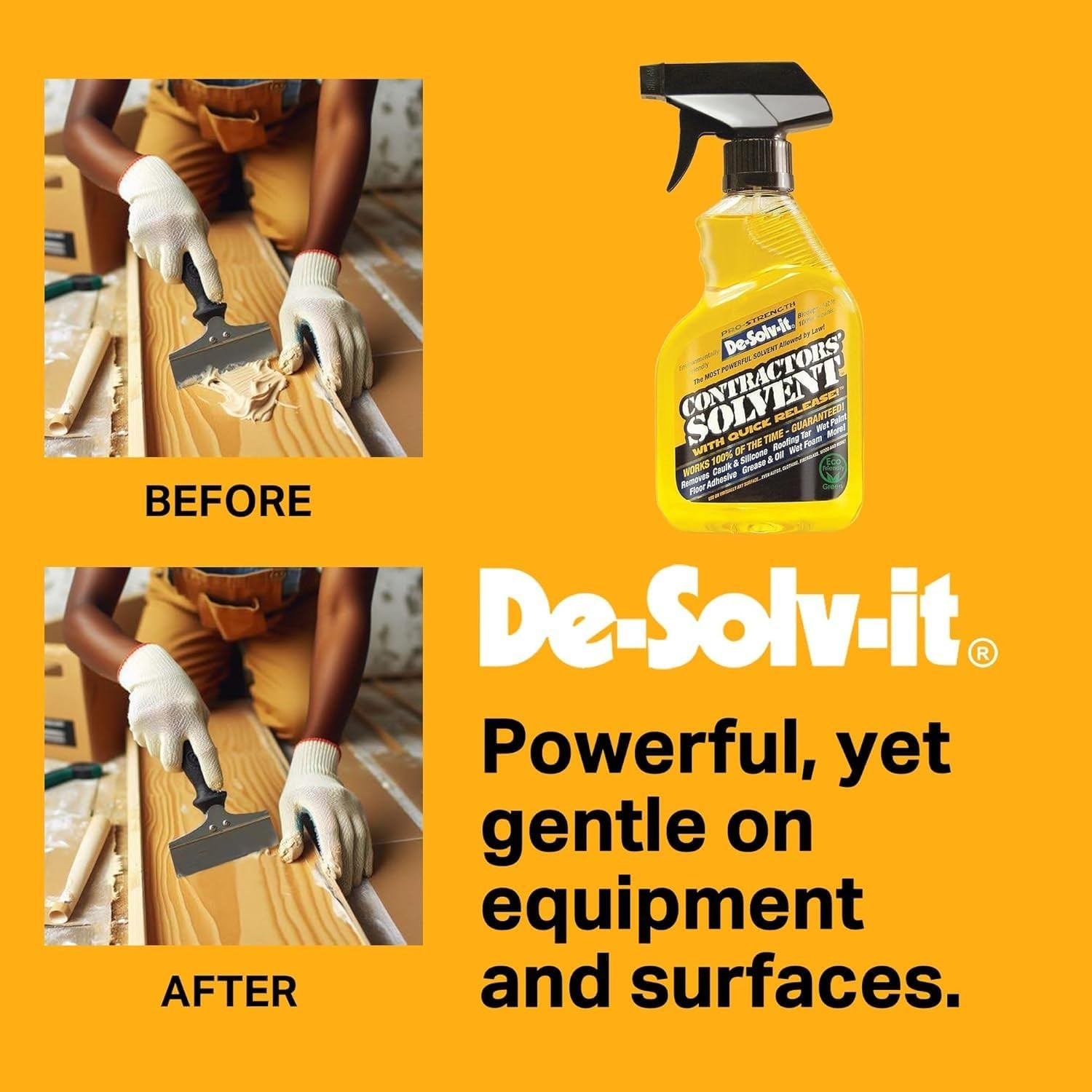 Orange-Sol De-Solv-it® Pro Contractor’s 12 oz Adhesive Remover Spray
