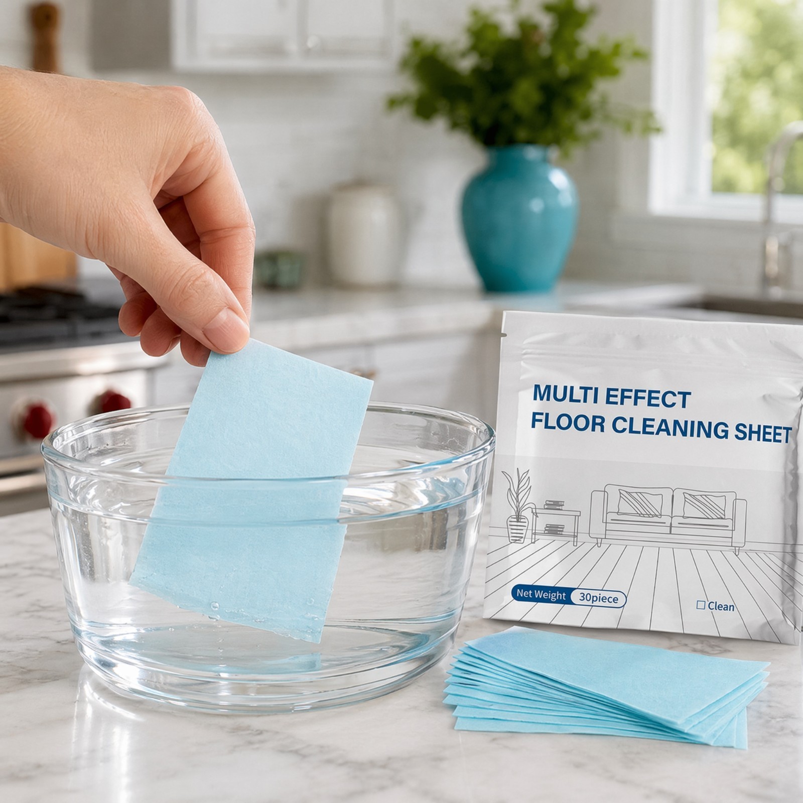 30Pcs Concentrated Floor Cleaning Tablets Multi-Surface Tile Hardwood Laminate