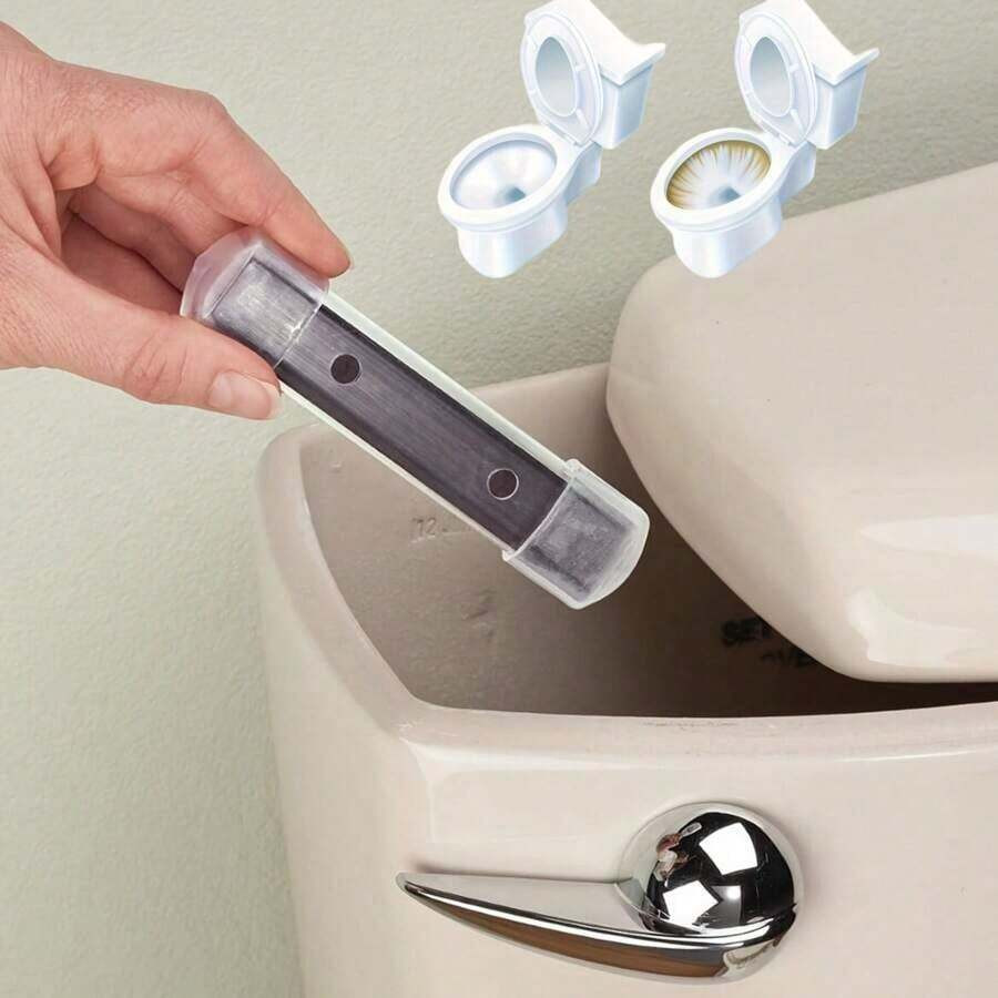 Magnetic Toilet Bowl Cleaner 1/2pcs Chemical Free No Stain Freshener Cleaner