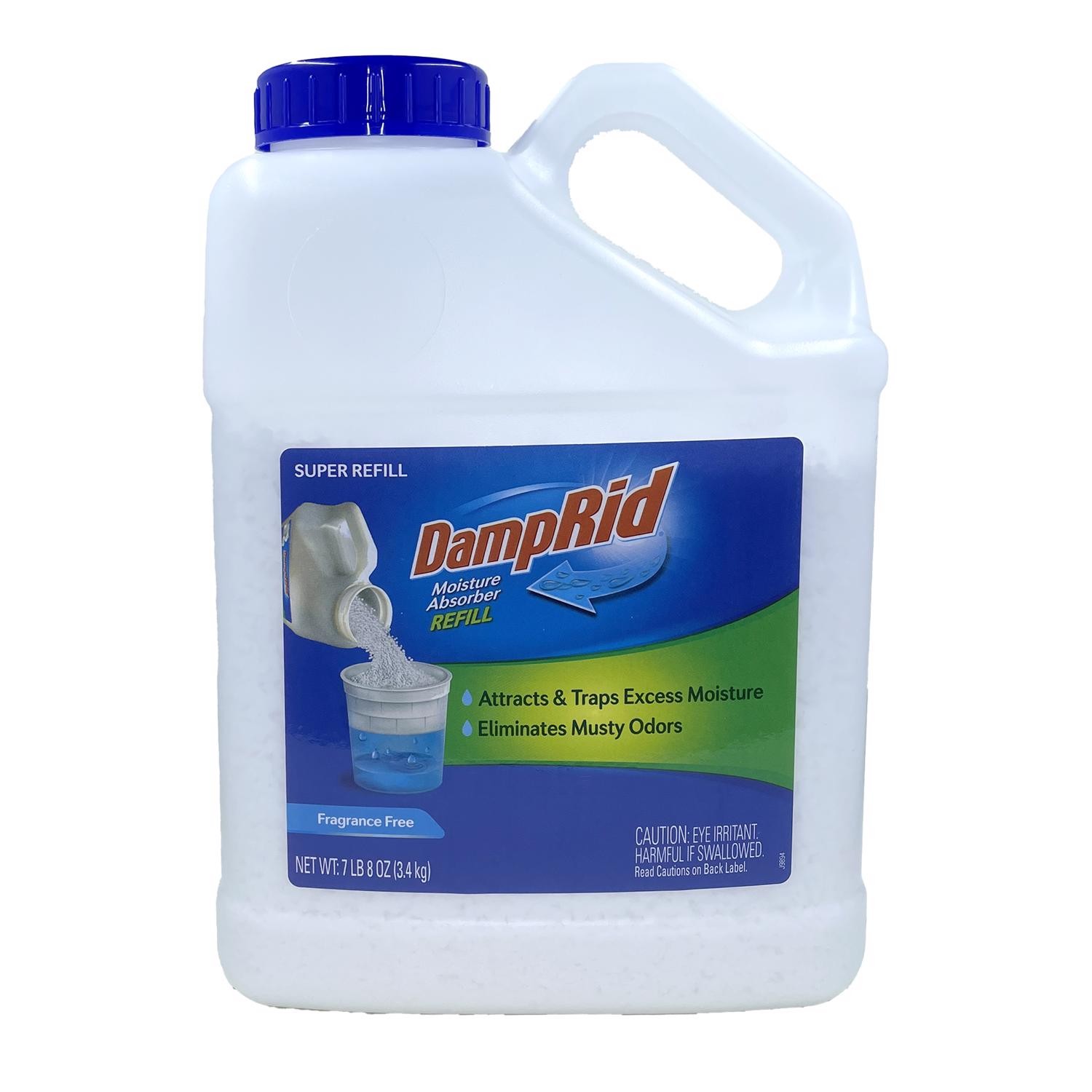 DampRid FG37 Mega Moisture Absorber Refill for Large Damp Areas 7.5 lbs.