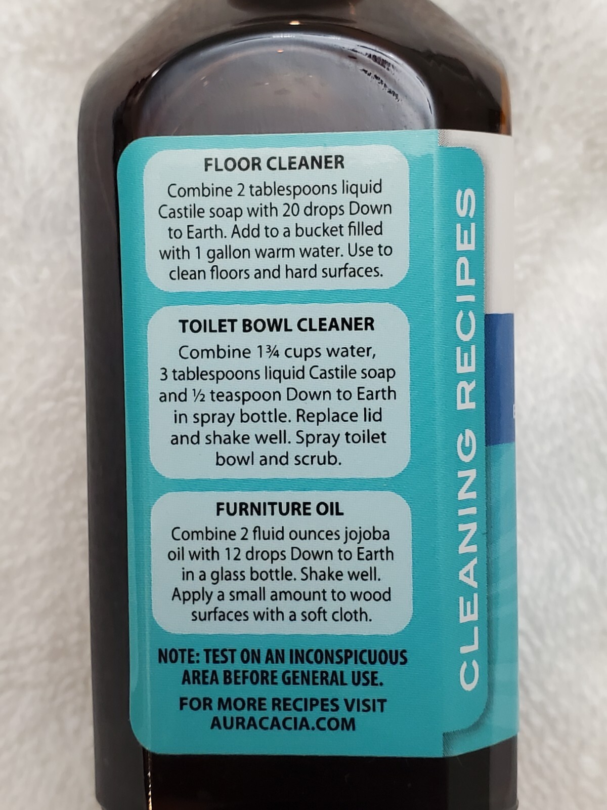 Aura Cacia Down To Earth Essential Oil Blend 2 fl oz (59 mL) Deep Cleaning